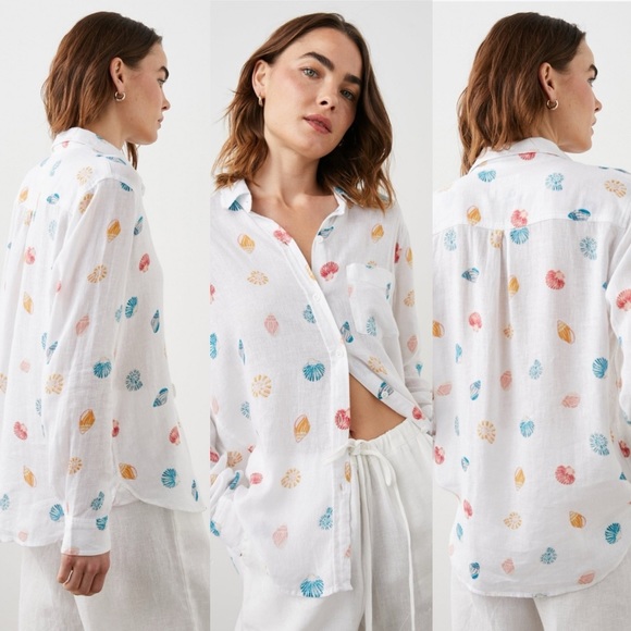 RAILS Charli Shirt - Beachside Size XS $179 - Picture 1 of 4